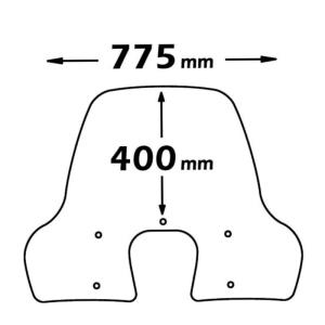 Parabrisas protección medios piaggio beverly Â· 2